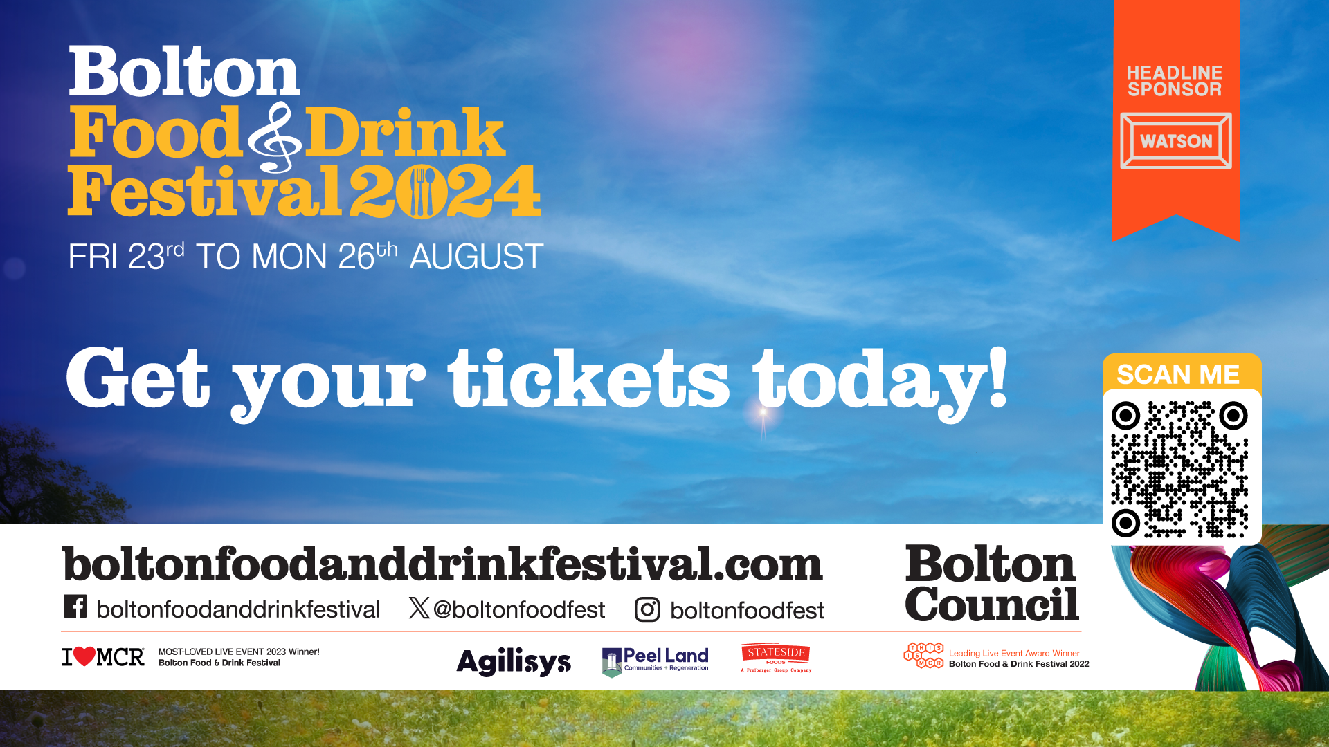 Tickets for Bolton Food and Drink 2024 are now on sale
